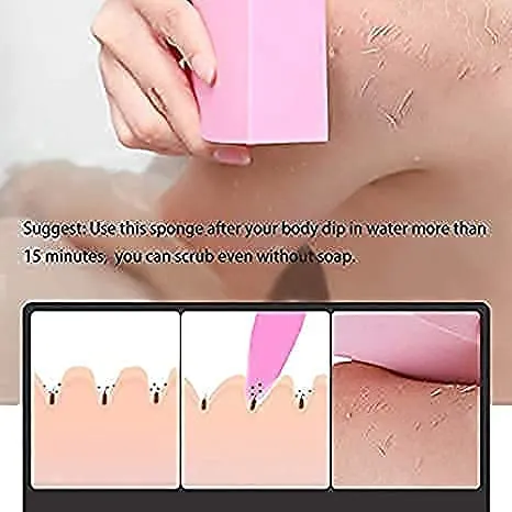 Ultra Soft Bath Body Shower Sponge, Magic Bath Sponge Dead Skin Remover