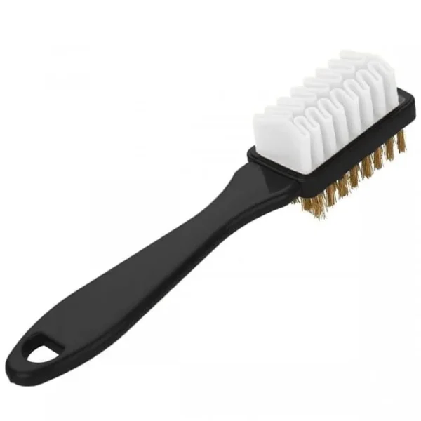 Double-Sided Shoes Cleaning Brush – Stiff & Soft Bristle Sneaker & Boot Scrubber | Multipurpose Shoe Cleaner for Leather, Canvas & Sports Shoes