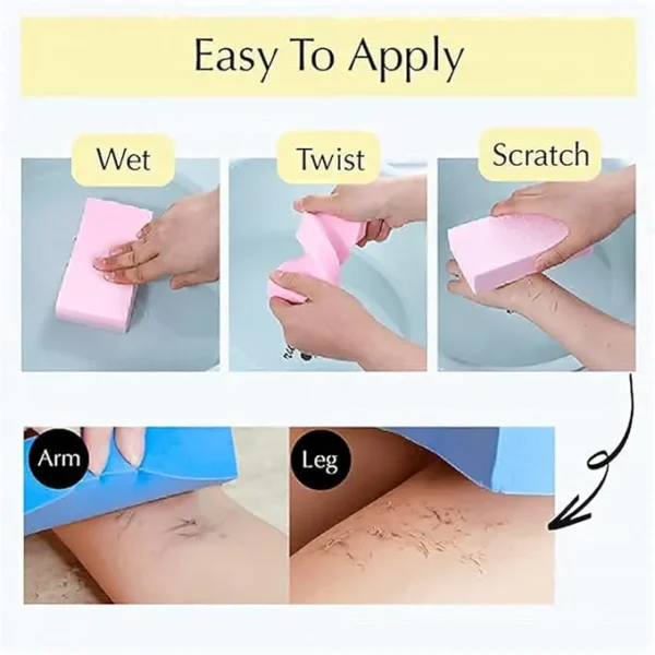 Ultra Soft Bath Body Shower Sponge, Magic Bath Sponge Dead Skin Remover