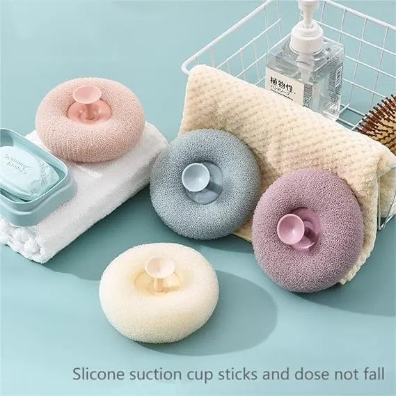 Bath Sponge Cleaning Brush with Long Handle