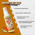 Termite Repellent Spray - 100ml | Natural & Eco-Friendly | Termite Killer | Wood Preservative | Controls Termites, Borers | 100% Herbal and Chemical free (Pack of 3)