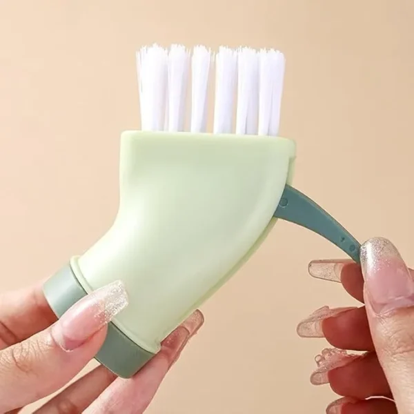 Small Window Cleaning Brush – Glass & Window Scrubber with Soft Bristles