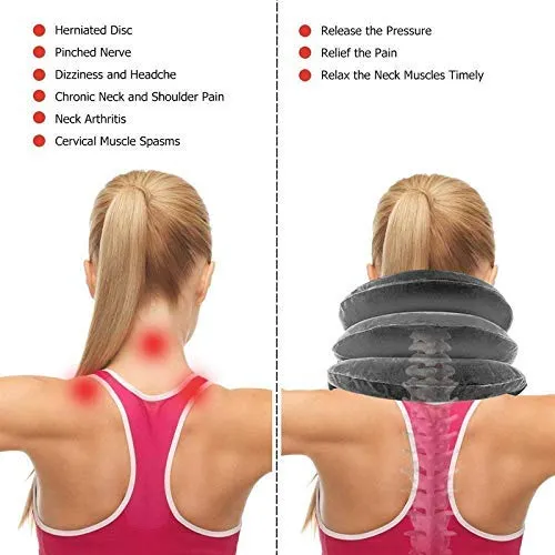 Neck Traction Device Effective and Fast Relief Neck Pain Inflatable Neck Stretcher Collar Device