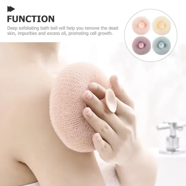 Bath Sponge Cleaning Brush with Long Handle