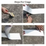 Leakage Repair Waterproof Tape for Pipe Leakage Roof Water Leakage Solution Aluminium Foil Tape Waterproof Adhesive Tape Sealing Duct Rubber Tape for Leakage (5CM*5Meter)(Pack of 1)