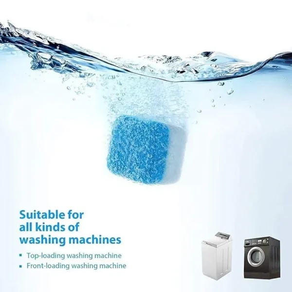 10 Pcs Washing Machine Deep Cleaner Tablet for Washing Machines Front and Top Load Machine