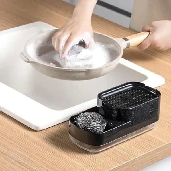 3 in 1 Soap Dispenser with Sponge Holder