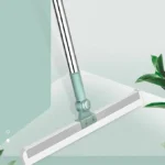 Heavy Duty Magic Broom Silicon Floor Wiper, Premium Floor Cleaning Squeegee,erfect for Bathroom and Kitchen Floors, Stainless Steel Extendable Handle, Easy Floor Cleaning Tool