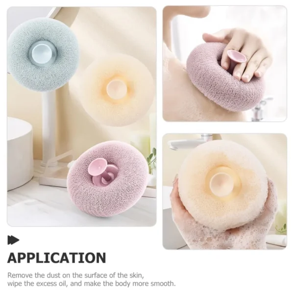 Bath Sponge Cleaning Brush with Long Handle