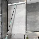 Heavy Duty Magic Broom Silicon Floor Wiper, Premium Floor Cleaning Squeegee,erfect for Bathroom and Kitchen Floors, Stainless Steel Extendable Handle, Easy Floor Cleaning Tool