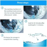 10 Pcs Washing Machine Deep Cleaner Tablet for Washing Machines Front and Top Load Machine