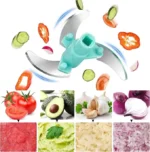 450ML Quick Chopper | Efficient Food Processor for Quick Meal Prep