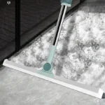 Heavy Duty Magic Broom Silicon Floor Wiper, Premium Floor Cleaning Squeegee,erfect for Bathroom and Kitchen Floors, Stainless Steel Extendable Handle, Easy Floor Cleaning Tool