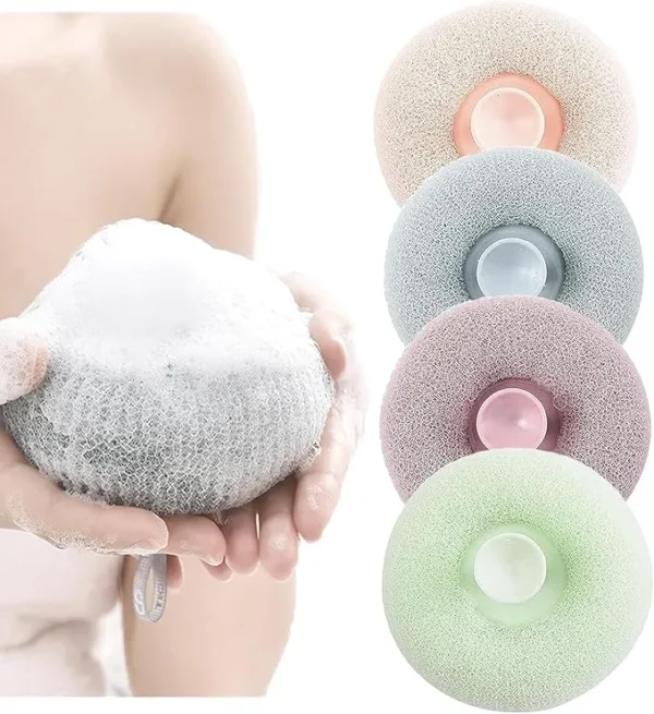 Bath Sponge Cleaning Brush with Long Handle