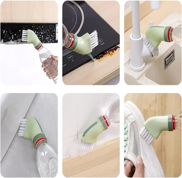 Small Window Cleaning Brush – Glass & Window Scrubber with Soft Bristles