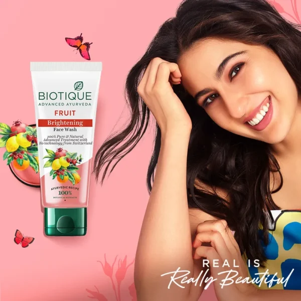 Fruit brightening face wash