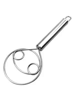Kitchen Stainless Steel Dough Flour Whisk