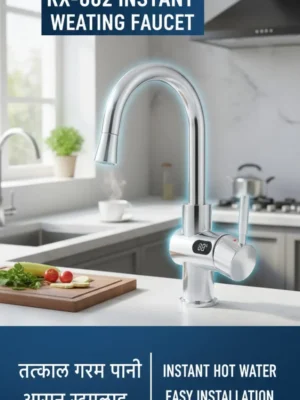 Electric Heating Tap | Instant Hot Water in Just 3 Seconds